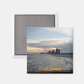 Gulf Shores magneet (Voorkant / Achterkant)