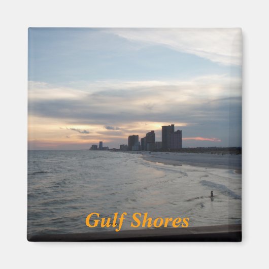 Gulf Shores magneet (Voorkant)