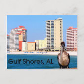 GULF SHORES Pelican Pier Briefkaart (Voorkant)