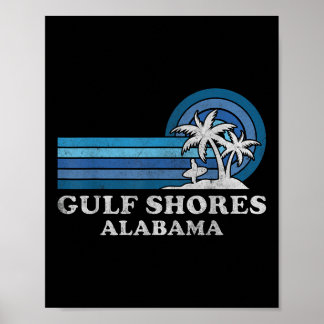 Gulf Shores Strand Alabama Gezinszomer Vakantie V Poster