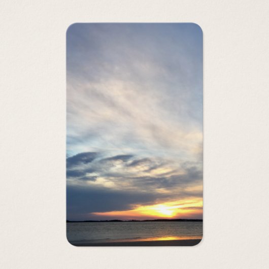 Gulf Shores Sunset Visitekaartje (Voorkant)