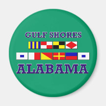 Gulf Shores Vlaggenmagneet