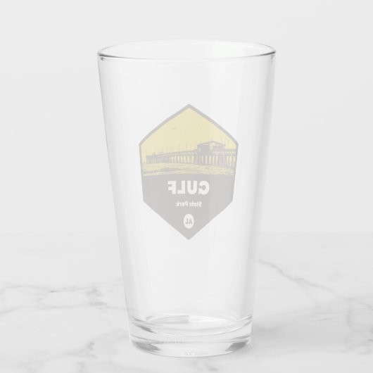 Gulf State Park, Alabama Glas (Achterkant)