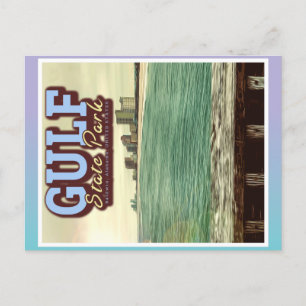 GULF STATE PARK - ALABAMA VERENIGDE STATEN BRIEFKAART