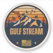 Gulf Stream, Florida Sticker (Voorkant)