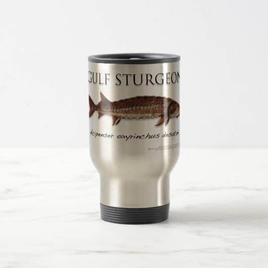 Gulf Sturgeon - Travel Mug Reisbeker (Center)