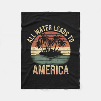 Gulf USA America Humorous Trump Patriotic 2025 Fleece Deken