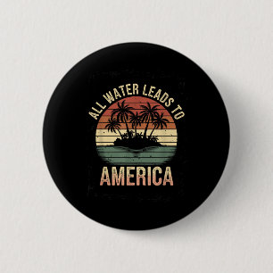Gulf USA America Humorous Trump Patriotic 2025 Ronde Button 5,7 Cm
