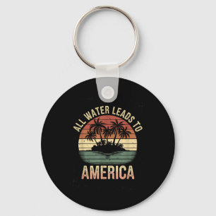 Gulf USA America Humorous Trump Patriotic 2025 Sleutelhanger