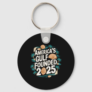 Gulf USA Amerika Humorous Trump Patriotic 2025 PRI Sleutelhanger