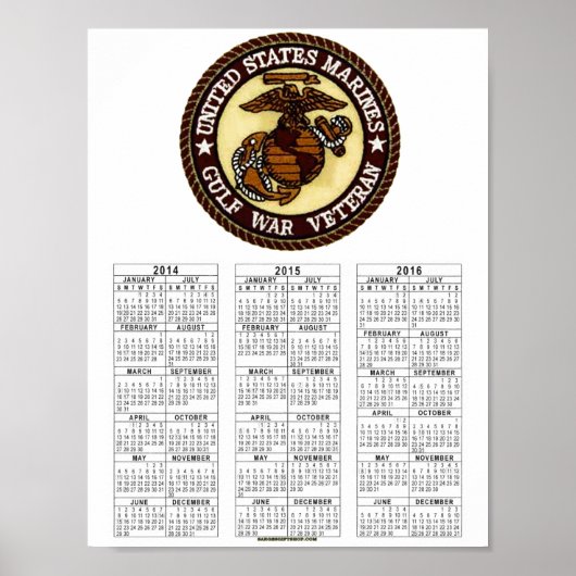 GULF WAR VET POSTER (Voorkant)