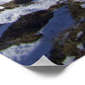 Gulfoss Herfst IJsland Poster (Hoek)