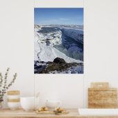 Gulfoss Herfst IJsland Poster (Keuken)