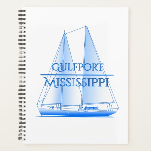 Gulfport Coastal Nautical Sailing Planner (Voorkant)