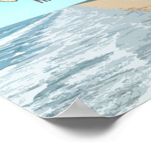 Gulfport Mississippi Beach Poster (Hoek)