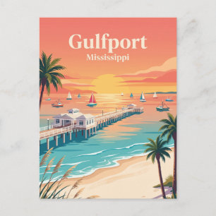 Gulfport, Mississippi Briefkaart