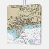 Gulfport Mississippi Chart Keramisch Ornament (Links)