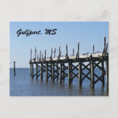 Gulfport Pier Briefkaart (Voorkant)