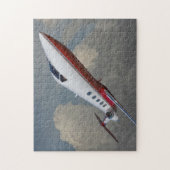 GULFSTREAM 3 IN CLOUDS LEGPUZZEL (Verticaal)