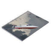 GULFSTREAM 3 IN CLOUDS NOTITIEBOEK (Linkerzijde)