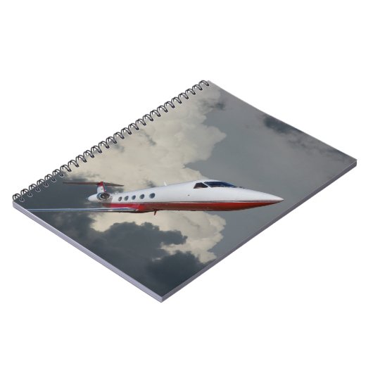 GULFSTREAM 3 IN CLOUDS NOTITIEBOEK (Linkerzijde)