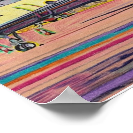 Gulfstream 550 afdrukken poster (Hoek)