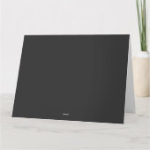 Gulfstream G500 - Vliegtuigblauwdruk Plannen PD Bedankkaart (Achterkant)