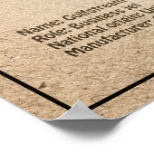 Gulfstream G500 - Vliegtuigblauwdruk Plannen SD Poster (Hoek)