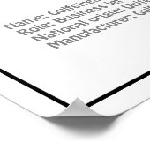 Gulfstream G-IV - Vliegtuigblauwdruk Plannen BD Poster (Hoek)