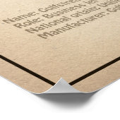 Gulfstream G-IV - Vliegtuigblauwdruk Plannen SD Poster (Hoek)