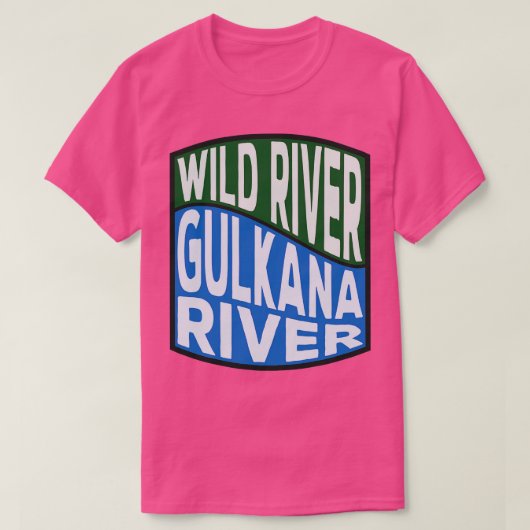 Gulkana River Wild River Wave T-shirt (Design voorkant)