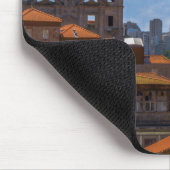 Gull Birds Eye Uitzicht Rooftops uit Portugal Muismat (Hoek)