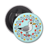Gull Circle of Love Button Flesopener (Voorkant)