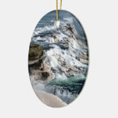 Gull Foss Waterfall IJsland Keramisch Ornament (Links)