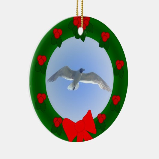 Gull in Flight 2 Ornament (Rechts)