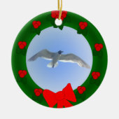 Gull in Flight 2 Ornament (Voorkant)