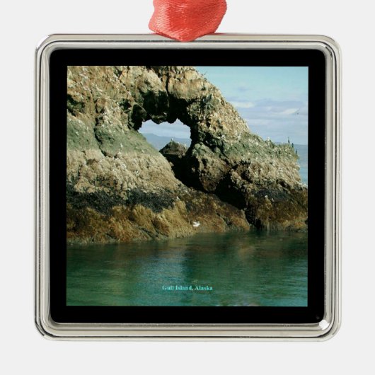 Gull Island, Alaska Metalen Ornament (Voorkant)