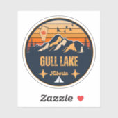 Gull Lake, Alberta Sticker (Vel)