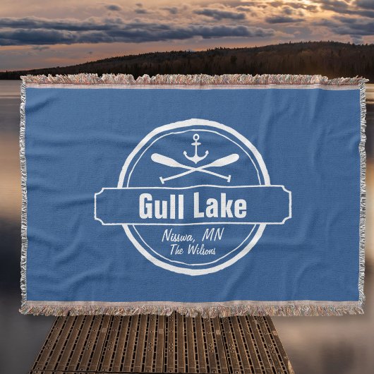 Gull Lake Minnesota-anker, peddels-stad en naam Deken