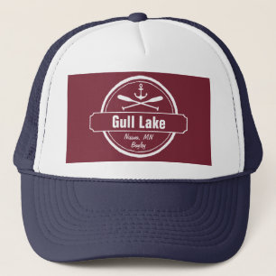 Gull Lake Minnesota-anker, peddels-stad en naam Trucker Pet