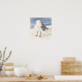 GULL-zee (15 x 15 inch) Poster (Keuken)