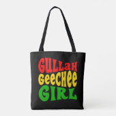 Gullah Geechee Girl Gift Tote Bag (Achterkant)