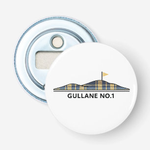 Gullane Golf Schotse Golfcadeau Tartan Button Flesopener
