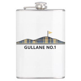 Gullane Golf Schotse Golfcadeau Tartan  Heupfles