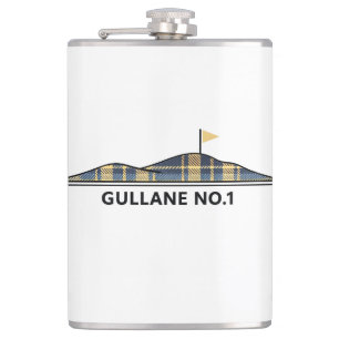 Gullane Golf Schotse Golfcadeau Tartan Heupfles