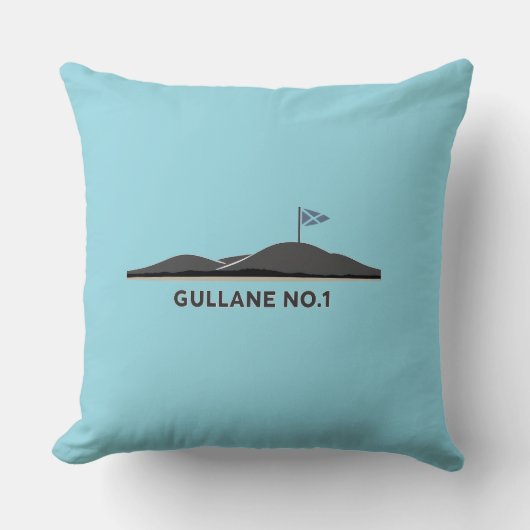 Gullane Schotland Golfbal  Kussen (Voorkant)