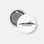 Gullane Schotland Golfbal Magneet (Voorkant / Achterkant)