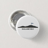 Gullane Schotland Golfbal  Ronde Button 3,2 Cm (Voorkant /achterkant)