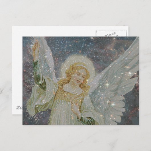 Gulle - beschermengel van vrijgevigheid briefkaart (Voorkant / Achterkant)