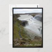 Gullfoss Briefkaart (Voorkant / Achterkant)